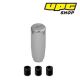 Mishimoto Weighted Shift Knob - Black, Silver