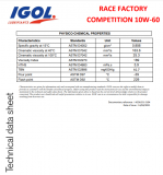 IGOL RACE FACTORY COMPETITION 10W-60
